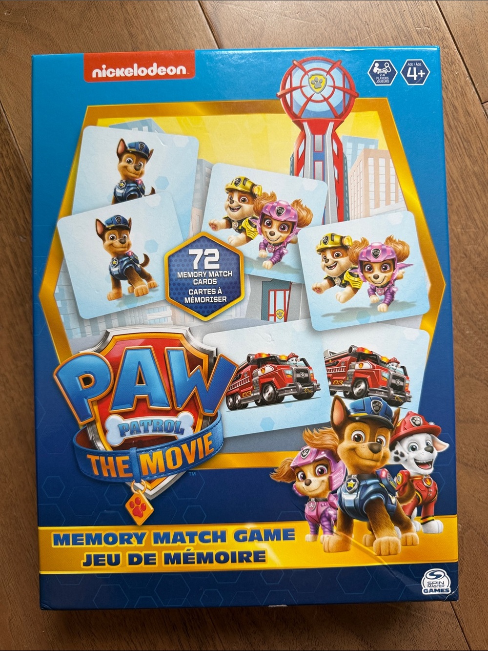 Nickelodeon PAW Patrol The Movie Memory Match Game - Blue & Yellow